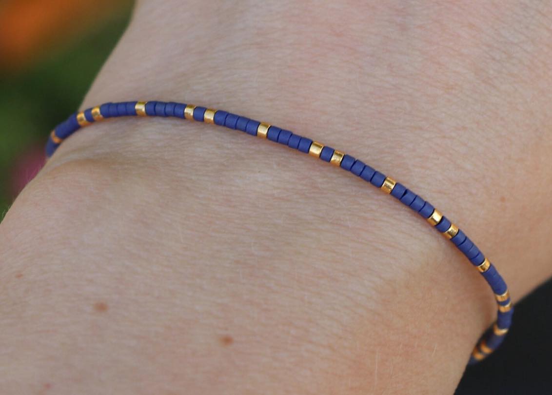 гривна за ръка крак от мъниста Миюки подарък