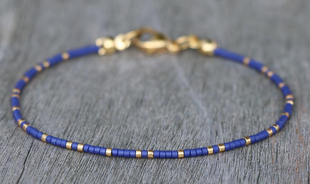 гривна за ръка крак от мъниста Миюки подарък