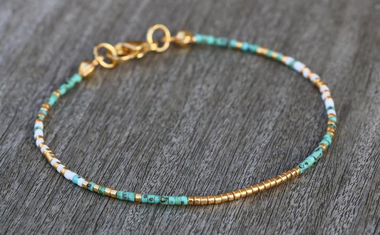 гривна за ръка крак от мъниста Миюки подарък