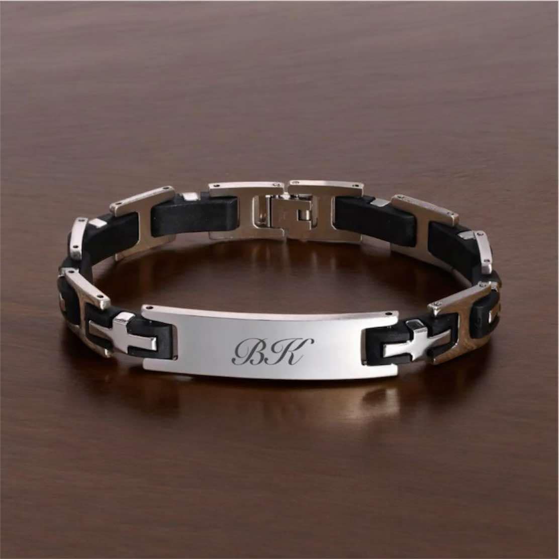 гравирана мъжка гривна подарък